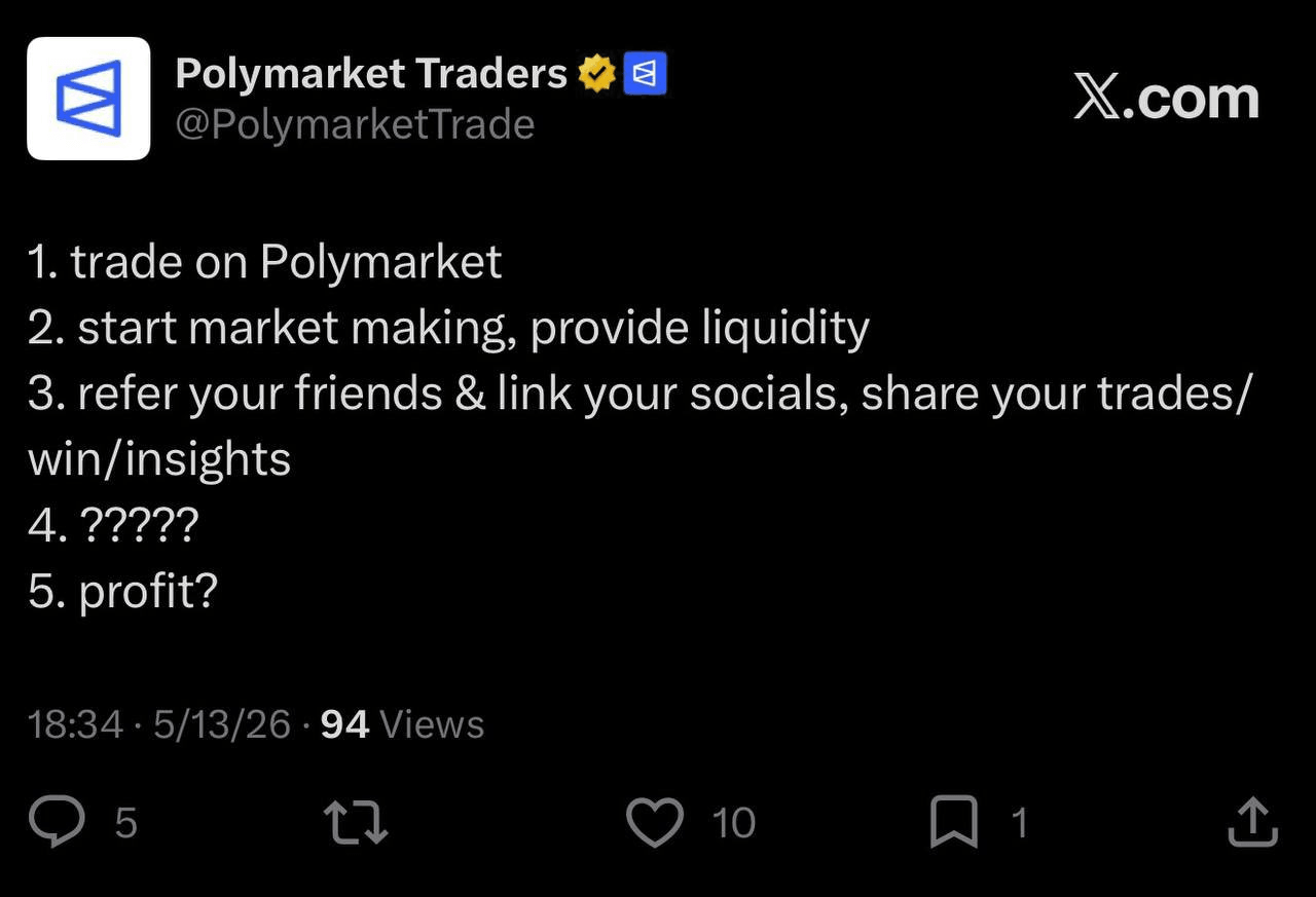 Deleted post from Polymarket Traders. These are unofficial criteria based on community speculation.